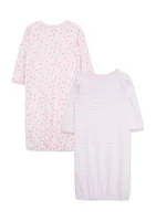 Baby Girls Tulips Nightgowns - 2 Pack