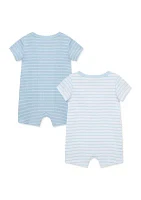 Baby Boys Printed Rompers - 2 Pack