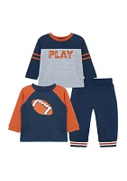 Baby Boys Football Graphic 3 Piece Play Set