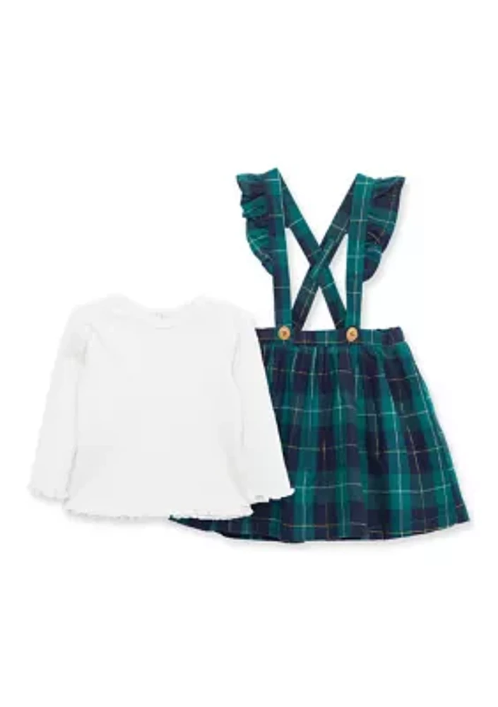 Baby Girls Tartan Jumper Set