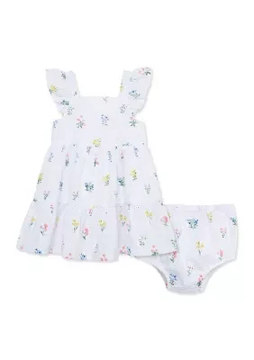 Baby Girls Garden Sundress with Bloomer