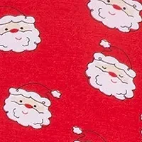 Baby Boys Santa Zip Front Printed Footie Pajamas with Hat