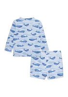 Baby Boys Whale Rashguard Swim Set