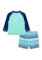 Baby Boys Anchor Rashguard Swim Set