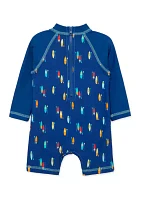 Baby Boys Surf Long Sleeve Rashguard Suit