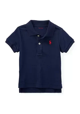 Baby Boys Cotton Interlock Polo Shirt