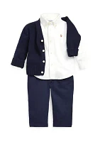 Baby Boys Cotton Twill Pants