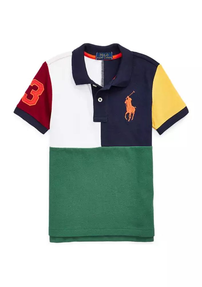 Belk Toddler Boys Big Pony Cotton Mesh Polo Shirt | The Summit