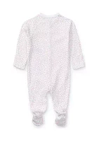 Baby Girls Floral Cotton Coverall