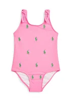 Baby Girls Polo Pony One Piece Swimsuit