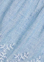 Baby Girls Cotton Chambray Top & Jersey Legging Set