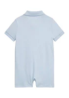 Baby Boys Soft Cotton Polo Shortall