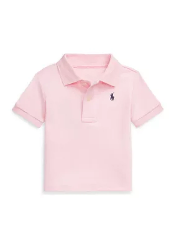 Baby Boys Cotton Interlock Polo Shirt