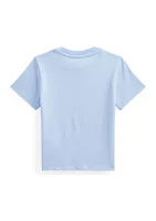 Baby Boys Cotton Jersey Crew Neck T-Shirt