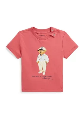 Baby Boys Polo Bear Cotton Jersey T-Shirt