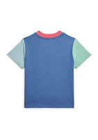 Baby Boys Polo Bear Color Blocked Cotton T-Shirt