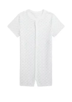 Baby Boys Golf-Print Cotton Interlock Shortall