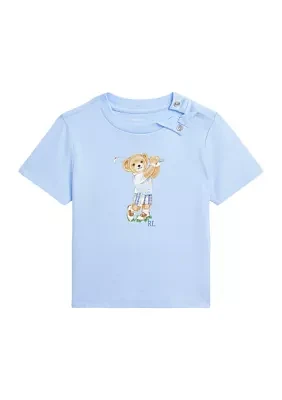 Baby Boys Polo Bear Cotton Jersey Tee