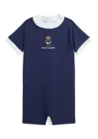 Baby Boys Bear Performance Rash Guard Shortall