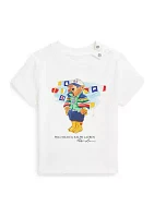 Baby Boys Polo Bear Cotton Jersey T-Shirt