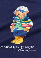 Baby Boys Polo Bear Jersey T-Shirt & Fleece Pants Set