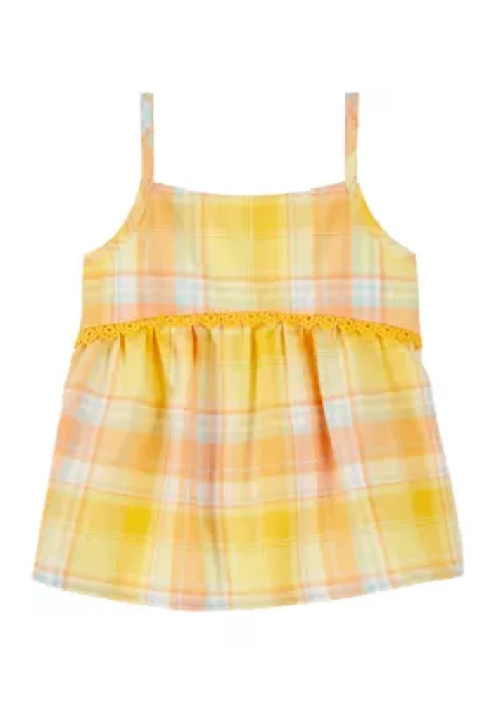 Baby Girls 2-Piece Gingham Set