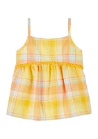 Baby Girls 2-Piece Gingham Set