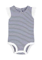 Baby Boys Sleeveless Striped Bodysuit