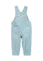 Baby Girls Floral Lined Overalls