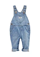 Baby Girls Heart Overalls