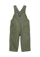 Baby Boys Logo Patch Overalls