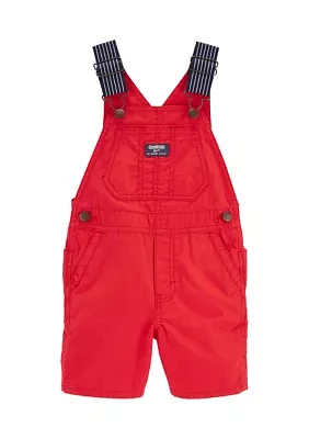 Baby Boys Canvas Shortalls