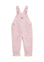 Toddler Girls Knit Overalls