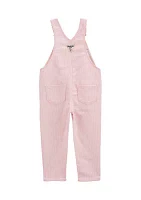 Toddler Girls Knit Overalls