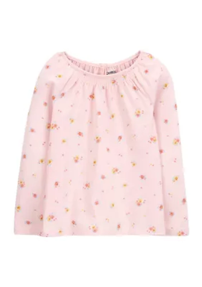 Toddler Girls Long Sleeve Knit Top