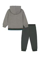 Toddler Boys Fleece Joggers Set