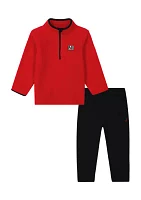 Toddler Boys Fleece Pullover and Pants Set