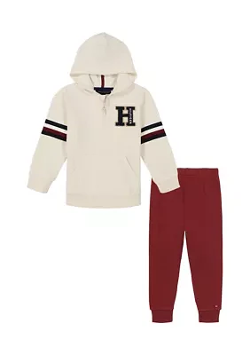 Toddler Boys 1/2 Zip Hoodie and Joggers Set