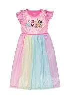 Toddler Girls Multi Princess Nightgown