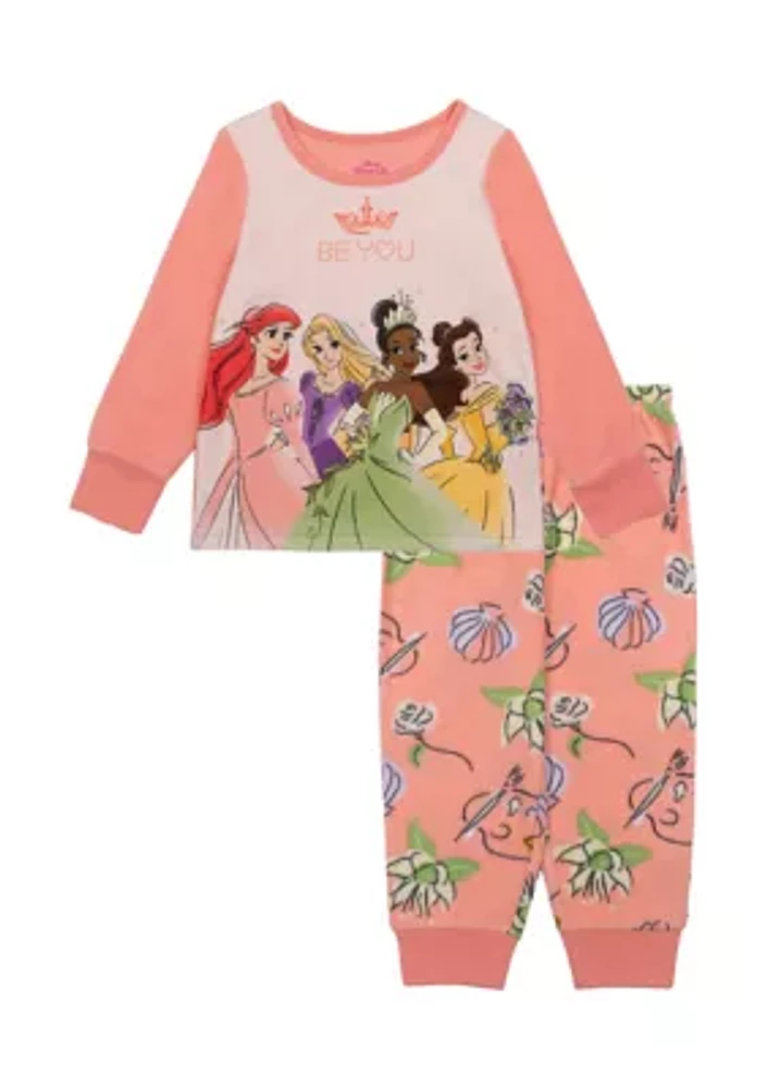 Toddler Girls Princess Pajama Set