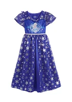 Toddler Girls Elsa Navy Nightgown