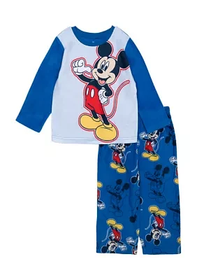 Toddler Boys Mickey Mouse Printed Pajama Set