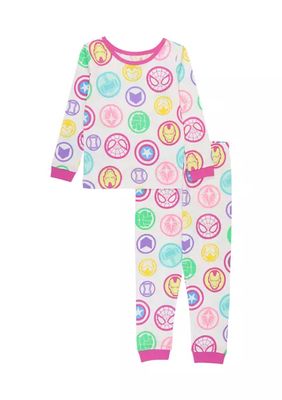 Toddler Girls Avengers 2 Piece Pajama Set