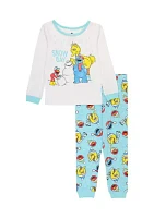 Toddler Girls Printed Pajama Set