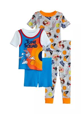 Toddlers Boys 4-Piece Pajama Set