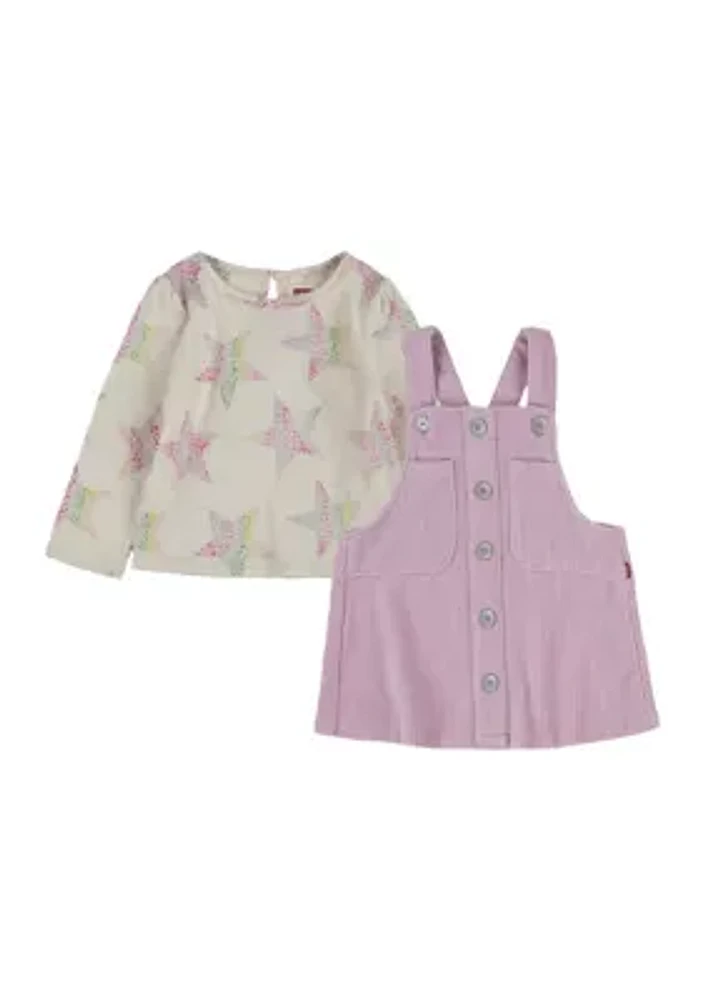 Baby Girls Star T-Shirt and Skirtall Set