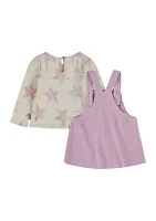 Baby Girls Star T-Shirt and Skirtall Set