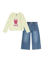 Toddler Girls T-Shirt and Pants Set