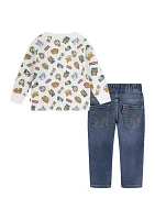 Baby Boys Hiking Printed T-Shirt Set