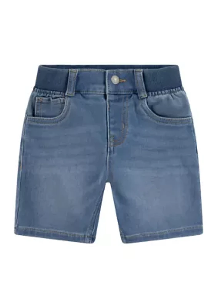 Toddler Girls Knit Denim Shorts